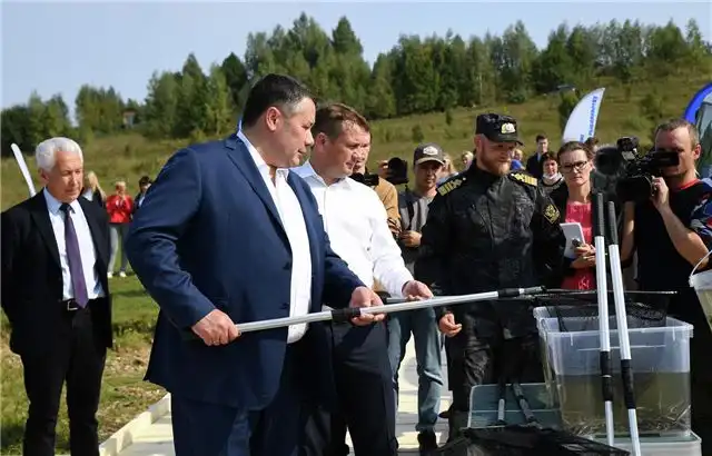 В Тверской области в воды Волги запущено 10 тысяч молодых стерлядей